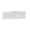 Produktbild: CHERRY STREAM KEYBOARD Tastatur Weißgrau deutsches Layout QWERTZ Flüsterleise