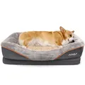 Produktbild: Mittel Hundebett Orthopädisches Memory Foam Hundebett & Hundesofa mit abnehmb...