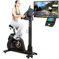 Produktbild: Skandika Liege-Ergometer/Ergometer Cykling P14 | Heimtrainer Fahrrad mit Touchscreen, Multimedia Computer, bis 150 kg, Bluetooth, App-Verbindung, Kinomap | Fitnessbike für Zuhause