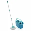 Produktbild: Leifheit Reinigungs-Set Rotation Disc Mop Ergo, Mopp mit Teleskopstiel, Eimer