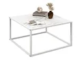 Produktbild: COSTWAY Couchtisch Beistelltisch, Marmor, Metallrahmen, 70 x 70 x 40cm
