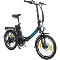 Produktbild: smartEC E-Klapprad Camp-20D E-Bike 20 Zoll Schwarz - Schwarz
