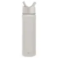 Produktbild: Simple Modern Trinkflasche mit Strohhalm | Wasserflasche Edelstahl Isolierte für den Sport Fitnessstudio | Summit | 650ml | Almond Birch