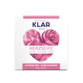 Produktbild: Klar Seifen Herzseife Rosenblüte 65g, Cosmos zertifiziert, palmölfrei, geeignet für empfindliche bis normale Haut, Seife, 11032