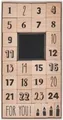 Produktbild: Rico Design Paper Poetry Stempelset Adventskalenderzahlen 30teilig, Rechteck, Schwarz, Braun