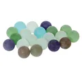 Produktbild: Bartl Dekokugel gefrostet, 20 Stück, 25 mm, bunt gemischt, aus Glas, Murmeln zum Dekorieren