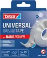 Produktbild: tesa® Universal doppelseitiges Tape Nano Power, bis 5 kg/m, 3m x 30mm, hochtransparent 664382