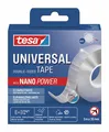 Produktbild: tesa Universal Nano Tape doppelseitiges Klebeband transparent wiederverwendbar