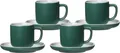 Produktbild: Ritzenhoff & Breker JASPER Espressotasse mit Untertasse 100 ml 4er Set grün