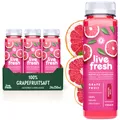 Produktbild: LiveFresh Kaltgepresster Grapefruitsaft (inkl. 6,00€ Einwegpfand)