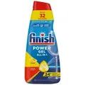 Produktbild: FINISH Power Gel All in 1 - Citrus Spülmaschinenreiniger (650 ml) blau|gelb|rot