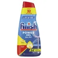 Produktbild: Reckitt Benckiser Deutschland GmbH Finish Power Gel Citrus, Geschirrreiniger, 32 Spülgänge, Hygienisch sauberes Geschirr mit frischem Zitronenduft und strahlendem Glanz, 650 ml - Flasche 3286709