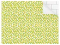 Produktbild: Bilderdepot24 Küchenrückwand grün dekor Fliesenoptik Muster Mosaikfliesen Frühlingsset, (1-tlg., Nischenrückwand - für Fliesenspiegel ohne Bohren - matt), Spritzschutz Rückwand Küche Herd - Folie selbstklebend versch. Größen