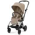 Produktbild: cybex Gold Buggy Eezy S Twist+2, Beige, Textil, 45x105x80.5 cm, UV 50+, Sitz umsetzbar, Einhand-Faltmechanismus, Griff in Lederoptik, für Babyschale geeignet, 5-Punkte-Gurt, Fußstütze abklappbar, Baby on Tour, Kinderwagen, Buggys