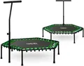 Produktbild: Trampolina fitness z uchwytem 127 cm Neo-Sport - szecioktna zielona