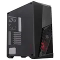 Produktbild: Cooler Master MasterBox K501L - ATX-PC-Gehäuse mit abgewinkelter Belüftung, roter LED-Beleuchtung, transparenter Seitenwand und flexiblen Luftstromkonfigurationen