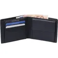 Produktbild: Herrenbörse Herren Geldbörse Leder querformat LEMONDO, schwarz  12x10x2 cm