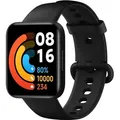 Produktbild: Xiaomi Poco Watch (schwarz), Messung SpO2, Herzfrequenz, 1,6 Zoll AMOLED-Display, GPS, ATM-Wasserbeständigkeit, Schwarz, italienische Version, Ein... - Schwarz