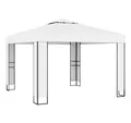 Produktbild: vidaXL Partyzelt Pavillon mit Doppeldach 3 x 3 m Weiß