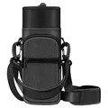 Produktbild: CASEBOT Tragetasche für Wasserflaschen, Flaschenhalter Trinkflasche Beutel mit Verstellbar Schultergurt und 2 Taschen fü Wandern Radfahren Camping Reisen Fitnesscenter