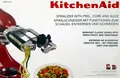 Produktbild: KitchenAid 5KSM1APC Spiralschneider-Vorsatz, Küchenmaschinen-Zubehör, Spiralizer