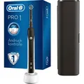 Produktbild: Oral-B PRO 80314423 Elektrische Zahnbürste Erwachsener Rotierende-vibrierende Zahnbürste Schwarz, Weiß - Schwarz