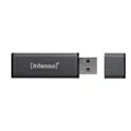 Produktbild: Intenso Alu Line Typ-A 16GB USB-Stick Anthrazit Mit Schutzkappe, bis zu 28 MB/s, USB 2.0 3521471