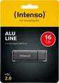 Produktbild: Intenso USB Stick 16GB Alu Line – USB 2.0, Anthrazit
