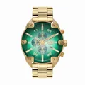 Produktbild: Diesel Spiked Herren Gold-Ton Edelstahl Uhr, DZ4685