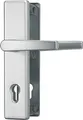Produktbild: ABUS Tür-Schutzbeschlag HLS214 F1, mit beidseitigem Drücker, aluminium 21035