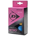 Produktbild: DUNLOP Nitro Glow 6er Tischtennis Bälle bunt, Freizeitspieler