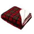 Produktbild: Kuscheldecke Schottische Karomuster Kuschelige Flauschdecke Warm 160x200 cm Geschenk Nikolaus Weihnachten 24826