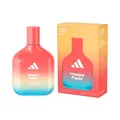 Produktbild: adidas Vibes Happy Feels Eau de Parfum, fröhlicher, stimmungsaufhellender Unisex-Duft mit blumig-frischen Noten und natürlichen ätherischen Ölen, 100ml