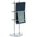Produktbild: Relaxdays Handtuchhalter Chrom dreiarmig Silber