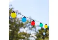 Produktbild: Lights4fun LED-Lichterkette 30er Festival Party Lichterkette bunt