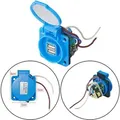 Produktbild: Einbausteckdose mit 2x USB 230VAC Einbau Steckdose DC 5V 2100mA IP44 Wohnmobil KFZ