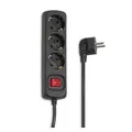 Produktbild: Hama 3-Fach Steckdosenleiste mit Energiespar-Schalter 45° gedreht 140cm Kabel