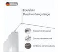 Produktbild: PHOS Design Duschvorhangstange L-Form Badewanne, Verschraubung, Edelstahl