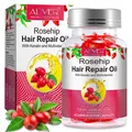 Produktbild: ALIVER Haaröl Hagebuttenöl für Haarwachstum in Kapseln
