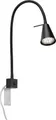 Produktbild: Briloner LED Wandleuchte Tuso schwarz 5W, warmweiß