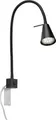Produktbild: Briloner LED Wandleuchte Tuso schwarz 5W, warmweiß  Wandleuchte