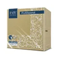 Produktbild: PAW - Servietten aus Airlaid - Stoffähnlich (40 x 40 cm) I 50 Stück I Ideal für Hochzeit, Taufe, Kommunion, Geburtstag I Stoffservietten - Gold, Blätter, Blumen I Schwarz I Farbe: Floral Pattern