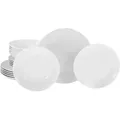 Produktbild: Creatable Tafelservice Luna, Weiß, Keramik, 18-teilig, lebensmittelecht, stapelbar, Essen & Trinken, Geschirr, Geschirr-Sets, Tafelservice