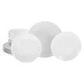 Produktbild: CreaTable 20341 Serie Luna Weiss 18-teiliges Geschirrset Teller Set Porzellan