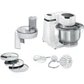Produktbild: Bosch Küchenmaschine Serie 2, MUMS2EW01, 700W, Patisserie-Set und Schnitzler, 3,8 Liter, weiß