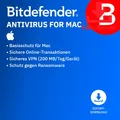Produktbild: Bitdefender Antivirus for MAC (1 Device - 1 Jahr) DACH ESD Antivirus Sicherheit