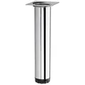 Produktbild: SO-TECH® Möbelfuß BRAVO aus Stahl, höhenverstellbar, belastbar bis 50 kg, Chrom poliert, Höhe 200 mm, Durchmesser 40 mm silberfarben 20 cm