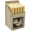 Produktbild: Stabkerzen aus Paraffin, 180/22 mm, Karamell, KERZENFARM HAHN, Brenndauer ca. 8h, 25 Stück pro Verpackung
