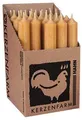 Produktbild: Kerzenfarm Hahn Durchgefärbte Stabkerzen in Karamell, Tafelkerzen aus Paraffin-Wachs, für Leuchter & Kerzenständer, ohne Tropfen & Rußen, 180mm x Ø 22mm