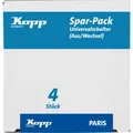 Produktbild: Kopp - PARIS – Profi-Pack: 4 Universalschalter (Aus-/Wechsel), Farbe: silber - 6